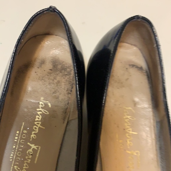 SALVATORE FERRAGAMO VERA BOW FLATS 8 CLASSIC - Picture 7 of 16